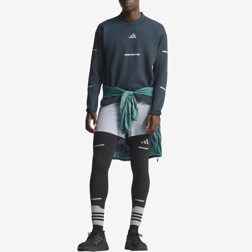 Adidas阿迪达斯正品Adi365男跑步CLIMAWARM圆领长袖T恤JP3845