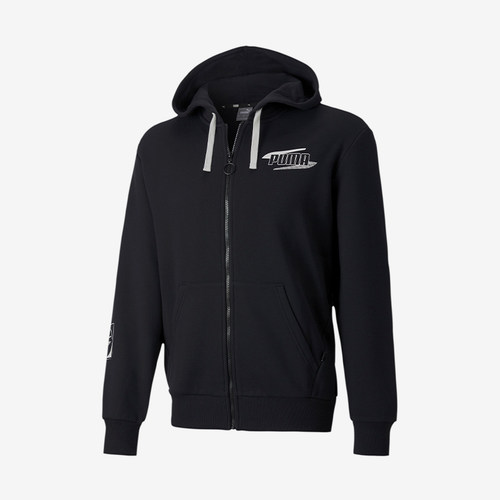 Puma/彪马正品2024新款男士运动休闲户外简约耐穿连帽外套