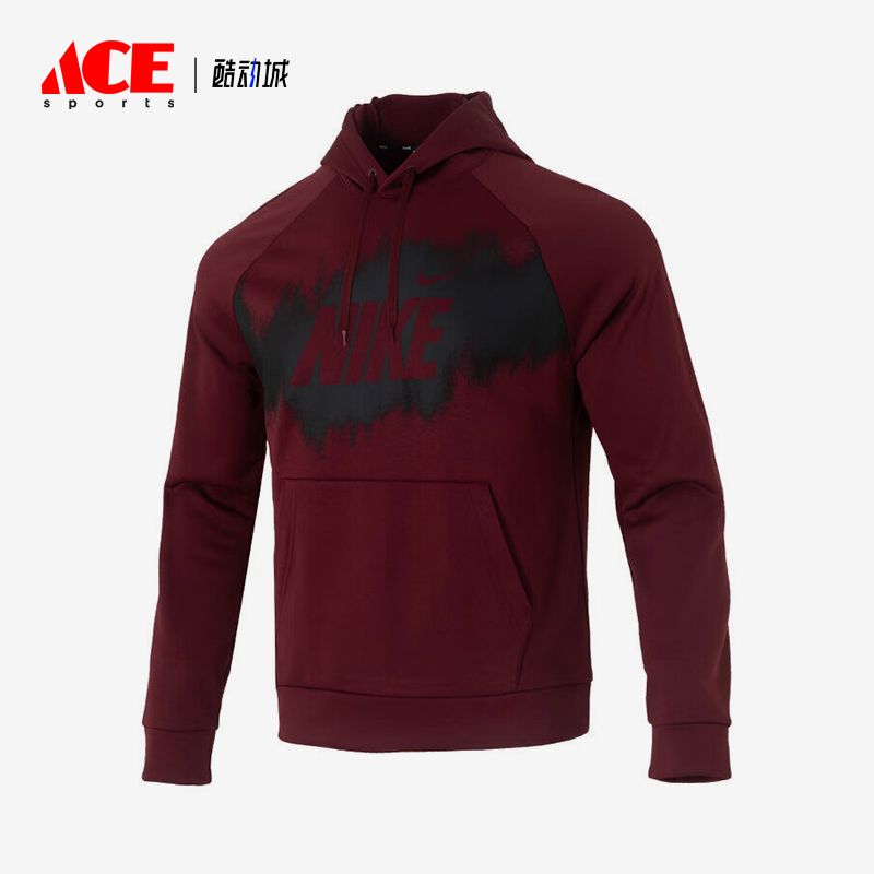 Nike/耐克正品FLEECE女士休闲口袋连帽针织印花卫衣HV4063-619