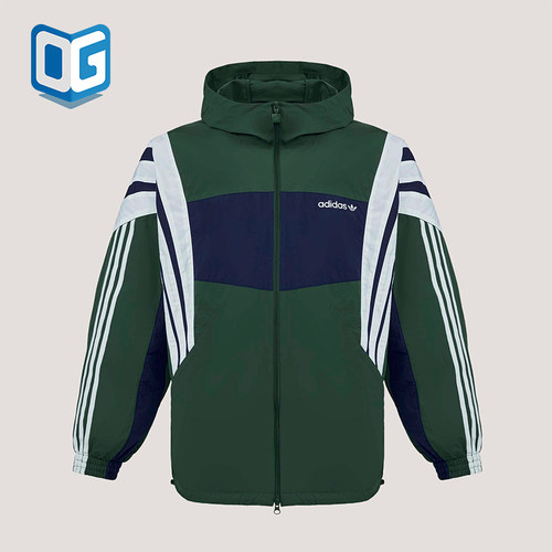 Adidas/阿迪达斯正品三叶草男士宽松时尚运动梭织耐穿外套KW4810