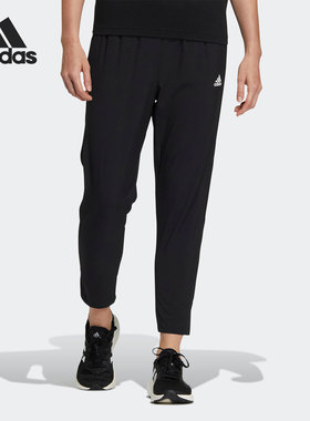 Adidas/阿迪达斯正品秋季新款女子跑步运动宽松长裤HM7078