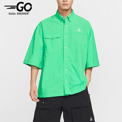Nike/耐克正品夏季男士翻领简约时尚运动经典短袖刺绣HJ2884-388