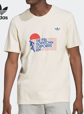 Adidas/阿迪达斯正品三叶草BLUE V. LOOP T男子运动T恤HD4830