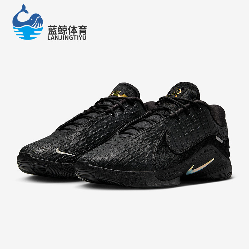 Nike/耐克正品JORDAN新款男黑金色实战赛场经典篮球鞋IB3865-001