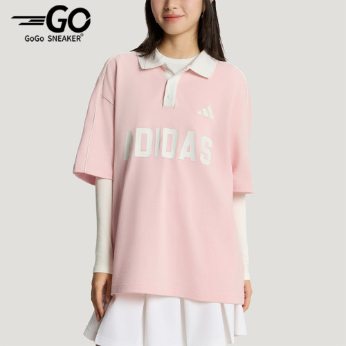 Adidas/阿迪达斯正品夏季男女翻领宽松轻盈经典短袖POLO衫KW8118