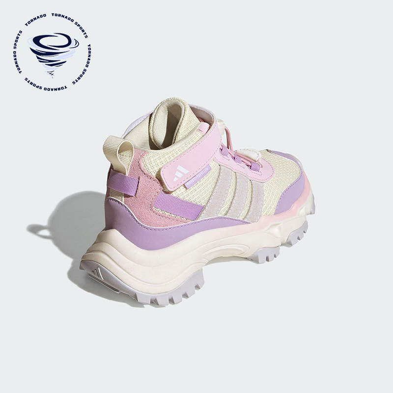 Adidas/阿迪达斯正品2025秋季款儿童耐磨中帮魔术贴运动鞋JQ6771
