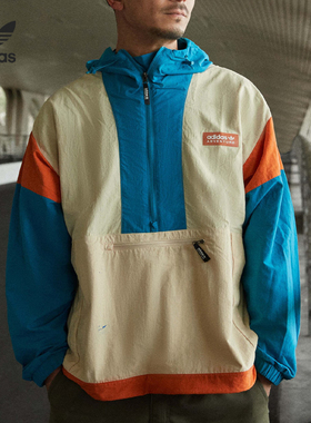 Adidas/阿迪达斯正品三叶草ADVENTURE男子运动连帽外套HR4219