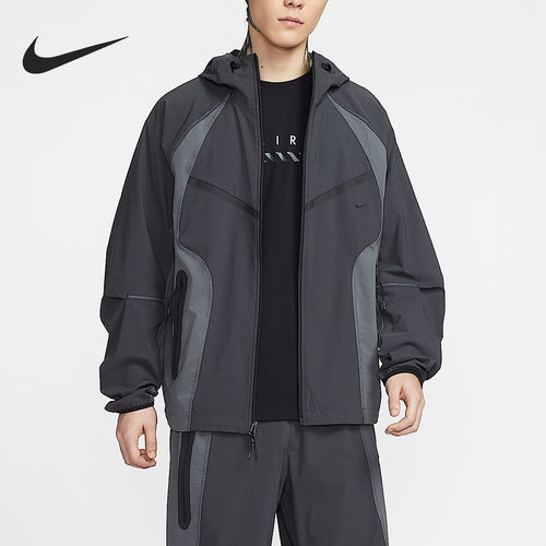 Nike/耐克官方正品2026春季款男士连帽拼接网眼外套IU7497-060