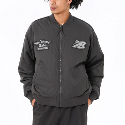 New Balance/NB正品2025新款男子运动训练夹克外套AMJ51390-BLK