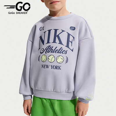 Nike/耐克正品Tennis Lifestyle小童休闲圆领印花卫衣IR8104-057