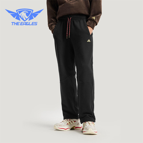 Adidas/阿迪达斯正品NYR FT KN PNT 男士针织直筒休闲长裤KE4065