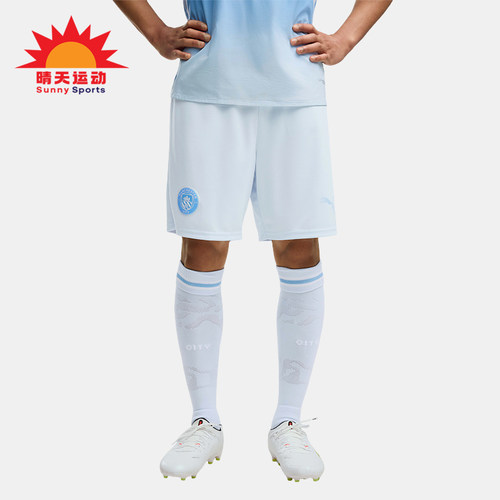 Puma/彪马正品男士休闲时尚刺绣LOGO透气运动短裤784363-12