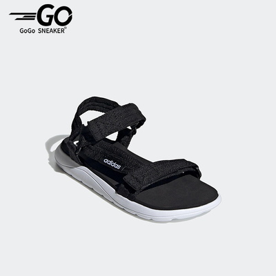 Adidas/阿迪达斯正品COMFORT SANDALS大童户外魔术贴凉鞋FV8806