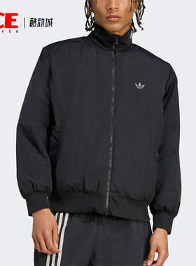 Adidas/阿迪达斯正品2025秋季款男士日常立领保暖梭织棉服JX7783