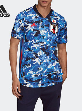 Adidas/阿迪达斯正品新款男子日本主场球员版短袖T恤ED7371