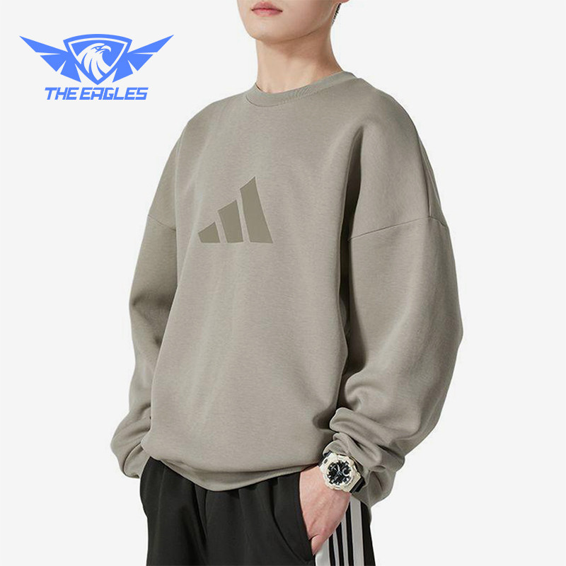 Adidas/阿迪达斯正品2025新款男士经典时尚简约卫衣套头衫JI8771
