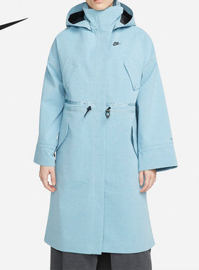 Nike/耐克正品TECH PACK女子长款连帽运动夹克外套DM6167-494