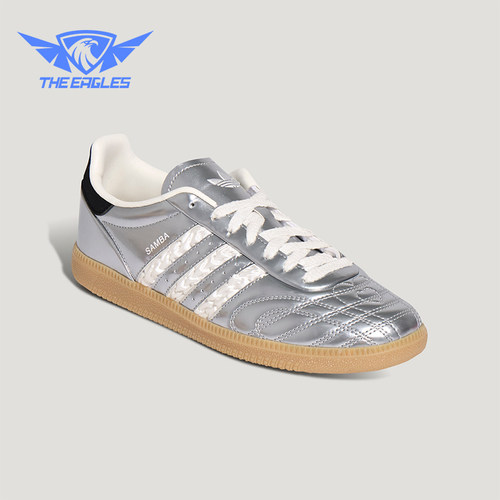 Adidas/阿迪达斯正品三叶草男女薄底轻便时尚亮面休闲板鞋HP7105