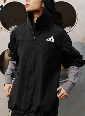 Adidas/阿迪达斯官方正品WOVEN JACKET男女拒水梭织外套KA9309
