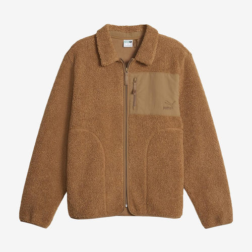 PUMA彪马正品CLASSICS Sherpa Jacket男款翻领夹克625227-93
