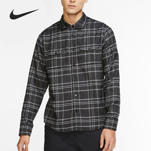Nike/耐克SB 滑板系列男子格子休闲运动长袖衬衫 CK5316