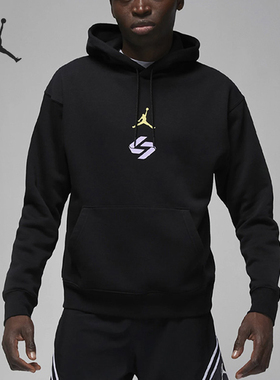 Nike/耐克正品JORDAN男士休闲针织加绒连帽套头衫FV3529-010