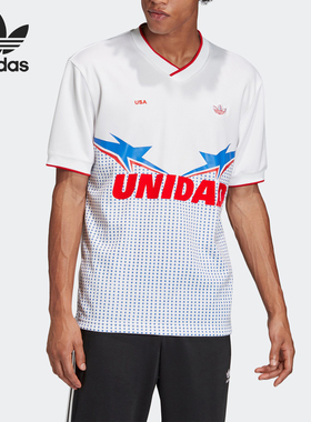 Adidas/阿迪达斯正品 夏季新款三叶草男子运动短袖T恤 FN0967