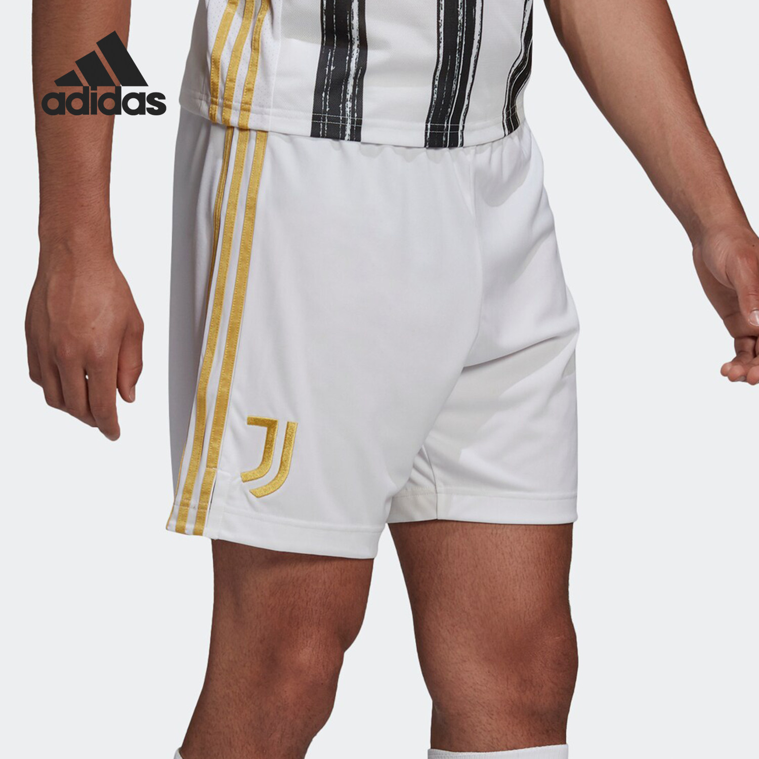 Adidas/阿迪达斯正品 男子夏季足球尤文主场足球运动短裤 EI9899