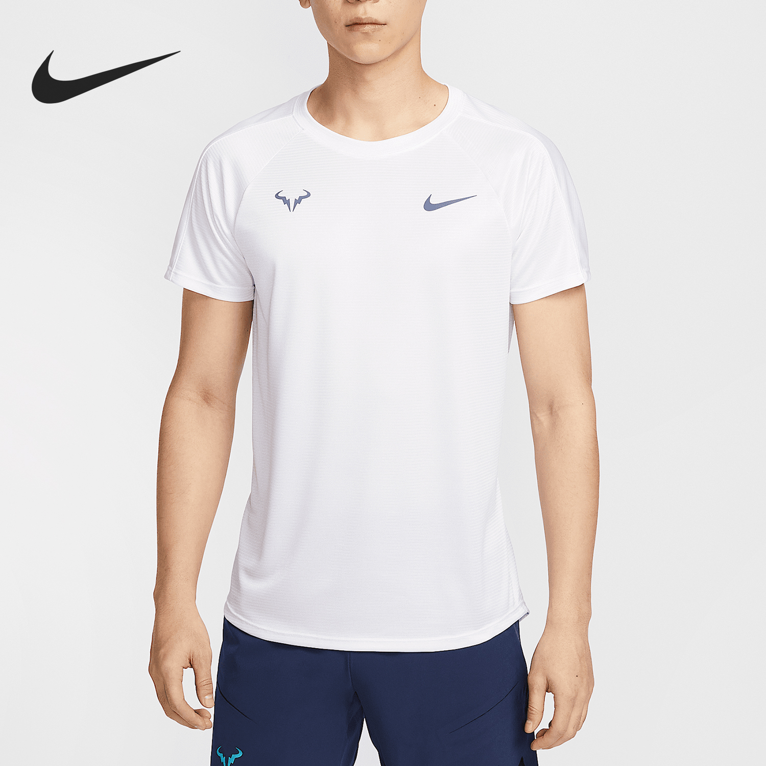 Nike/耐克官方正品Dri-FIT男士圆领弹力网球短袖T恤DV2888-101