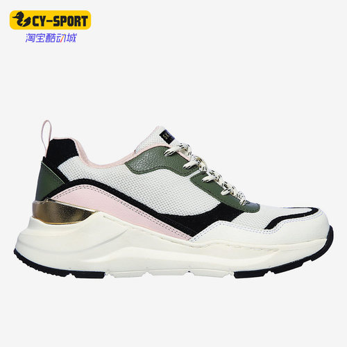 Skechers/斯凯奇正品春季时尚厚底女子透气舒适休闲运动鞋 155011