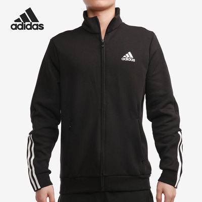Adidas新款运动休闲立领拉链外套