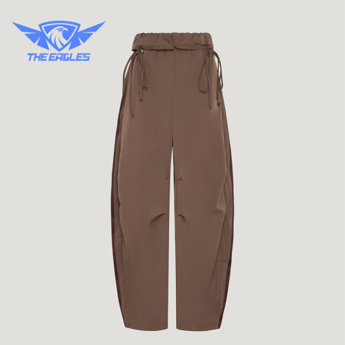 Adidas/阿迪达斯正品三叶草女士宽松系带中腰休闲长裤LD6430
