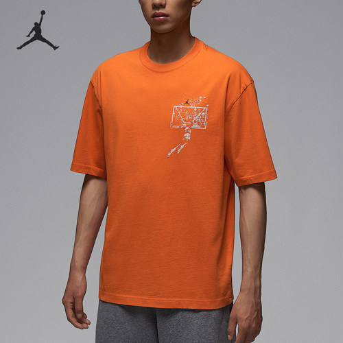 Nike/耐克正品JORDAN男士针织圆领日常休闲短袖IB3298-805