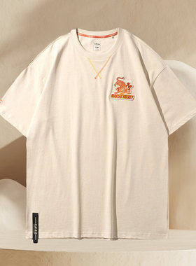 李宁正品短袖T恤男夏季新款米奇武林米笈鼠年限定文化衫AHSQ249