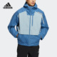 Adidas 都市机能风男子运动健身连帽外套HM5166 阿迪达斯正品