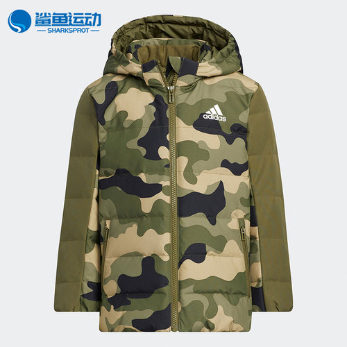 阿迪休闲儿童运动羽绒服