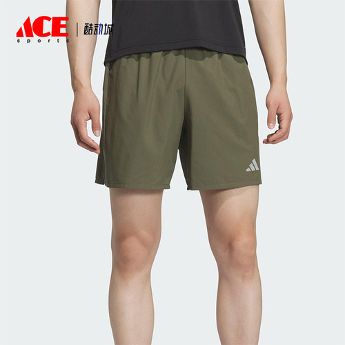 Adidas/阿迪达斯正品ESS SHORT男士休闲侧开叉跑步运动短裤KH3761