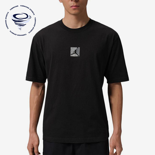 Nike/耐克正品JORDANFlight新款男黑色亲肤经典短袖T恤IF3065-010