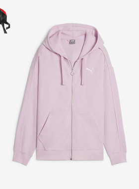 Puma/彪马正品春季女士针织连帽休闲运动外套682154-60