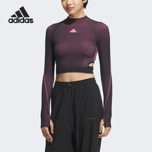 Adidas/阿迪达斯正品LIM LS TOP 女士运动休闲长袖T恤JJ1083