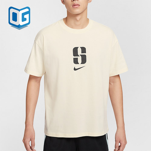 Nike/耐克正品2025男士休闲圆领套头印花透气篮球短袖IO4239-113