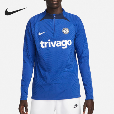 Nike/耐克正品运动男士字母印花半拉链套头长袖T恤DJ8472-496