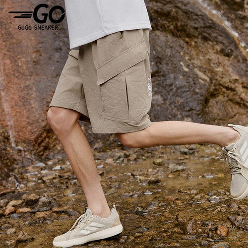 Adidas/阿迪达斯正品夏季男士宽松户外防晒运动工装短裤KE5023