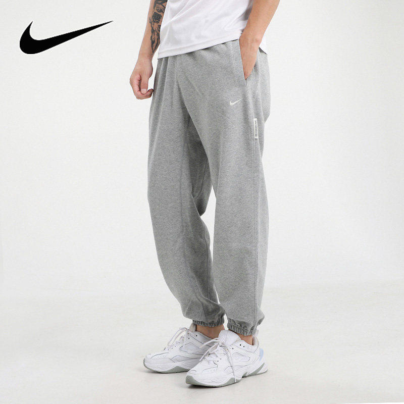 Nike/耐克正品男子宽松透气收口针织篮球运动长裤 CK6366-063