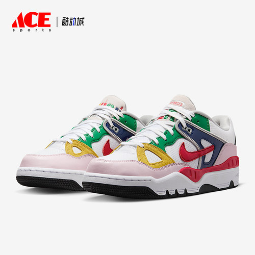 Nike/耐克正品Air Force 3男士休闲运动耐磨拼接板鞋FQ7012-100