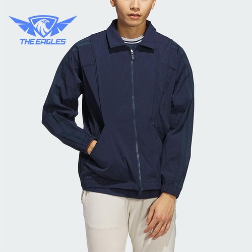 Adidas/阿迪达斯正品BTC FZ JACKET男士高尔夫翻领外套JN9106