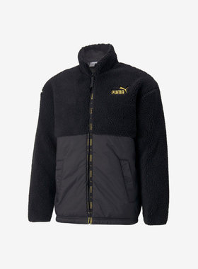 Puma/彪马正品当季新款男子运动立领羊羔绒夹克675084-01