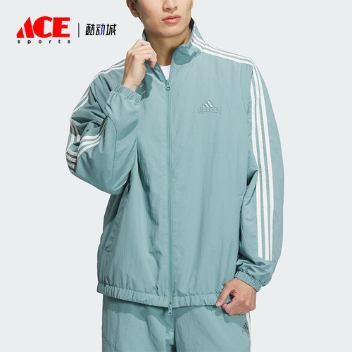 阿迪达斯男女同款时尚梭织外套