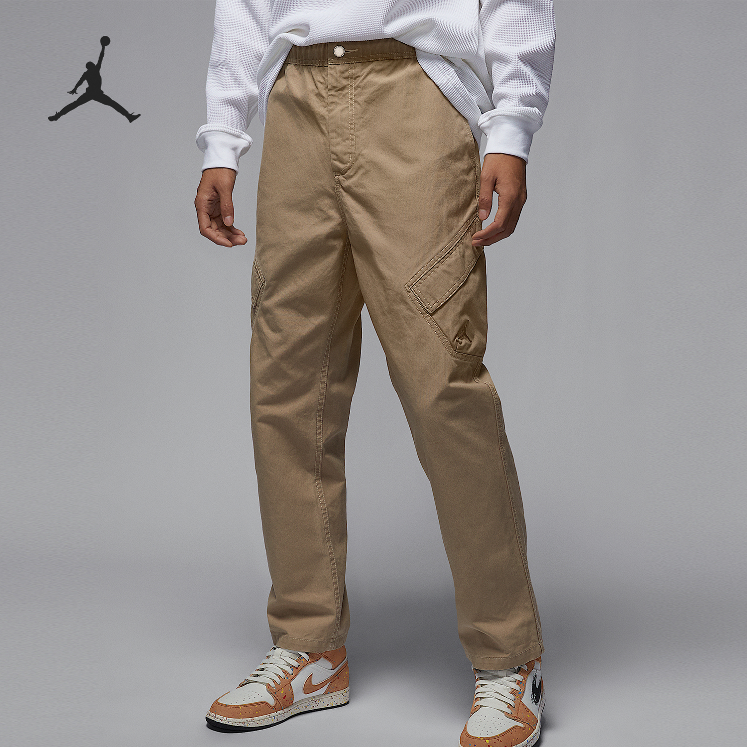 Nike/耐克官方正品Jordan Chicago 男士时尚梭织长裤FV7256-257