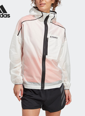 Adidas/阿迪达斯正品 AGR WW J W女子运动连帽夹克外套HT9405